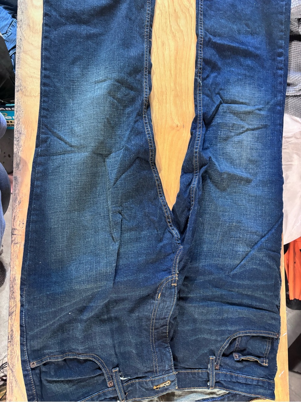 Arizona Jean Company Men's Dark Blue Relaxed Fit Jeans
